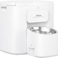 Automatic Dog Feeder, 15L/63 Cups Automatic Feeder for Large Dog, Vacuum-Sealed Dog Food Storage, Dog Food Dispenser with 200mm Large Food Tray, Timed Pet Feeders, 10s Voice Recorder