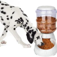 Automatic Dog Feeders for Large Dogs,3 Gallon Gravity Dog Feeder Large Breed,Automatic Cat Feeder Food Dispenser,Large Dog Food Dispenser Pet Feeder Station,Gravity Feeder for Dogs Cats