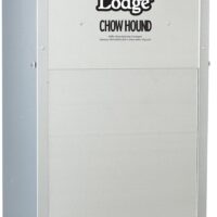 Pet Lodge® Chow Hound Pet Feeder | Galvanized Gravity Feeder for Dogs | Made in USA | 25 lbs
