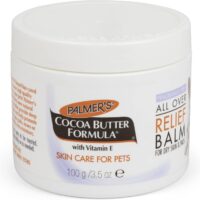 Palmer's for Pets Cocoa Butter Fragrance Free All Over Relief Balm for Dogs | Dog Skin Soother Balm, Dog Paw Balm for Dry Skin & Pads Cocoa Butter Formula with Vitamin E for Pets (FF15589)
